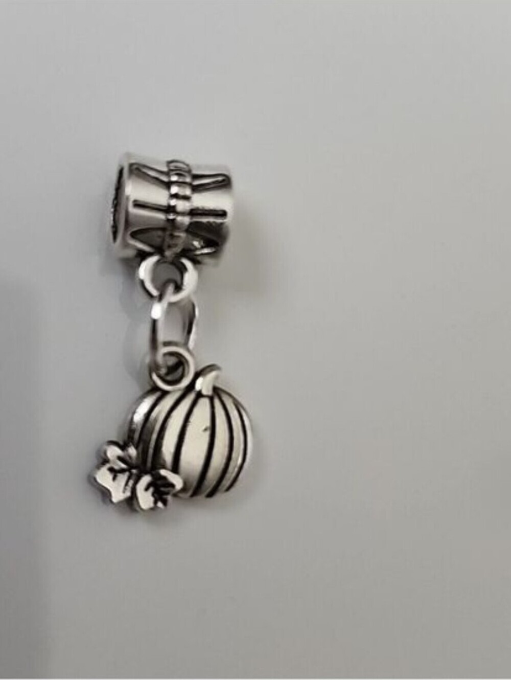 Pumpkin Charm for European Style Bracelets Fits Pandora Systems